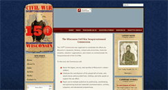 Desktop Screenshot of civilwarwisconsin.com